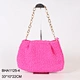 faux fur clutch bag