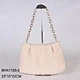 faux fur clutch bag